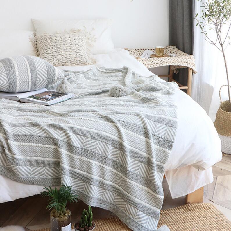 Embroidered Bohemian Throw Pillow with Tassels - Divine Heart L.A.