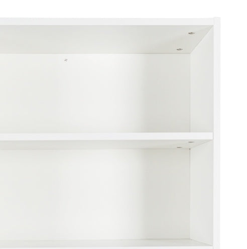 63W Large Freestanding Pantry Cupboard With 4 Doors, 4 Drawers & Microwave Shelf, White