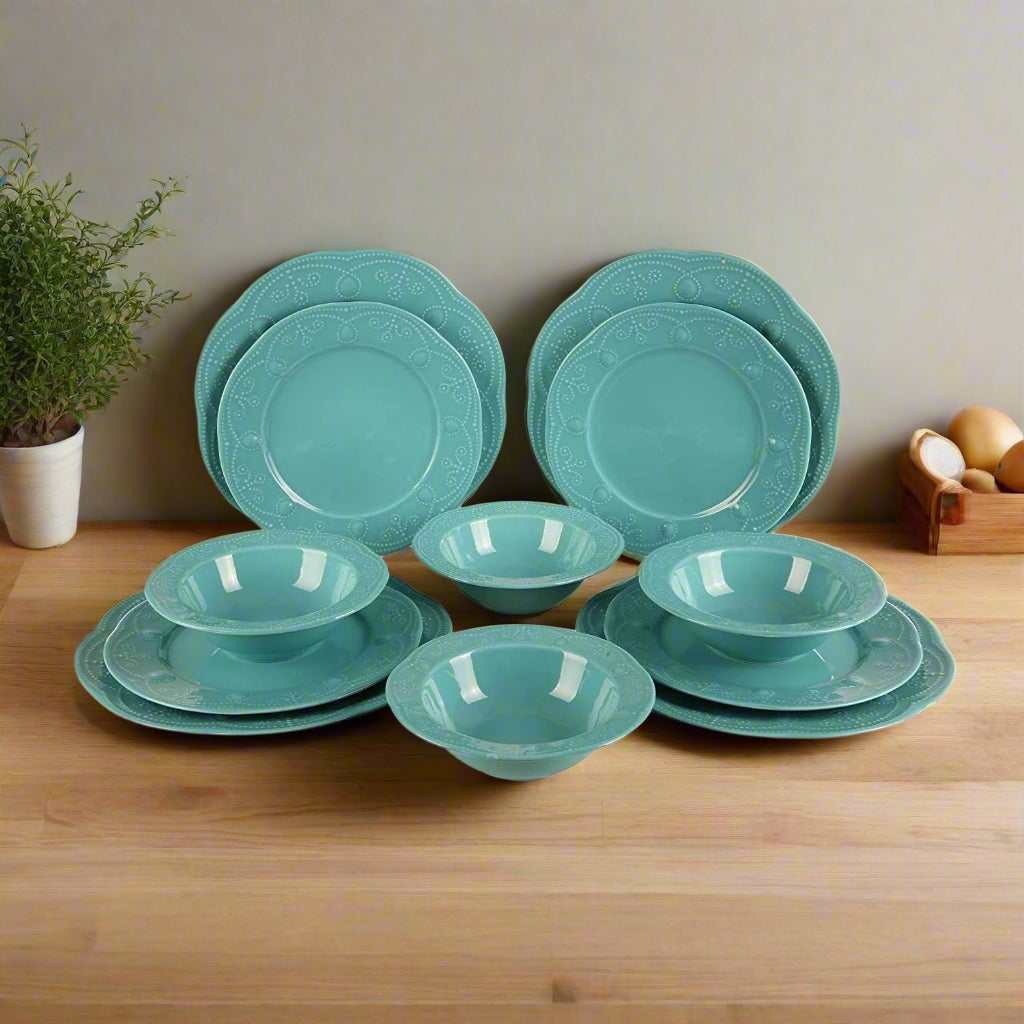 Fulya 12 Pieces Dinnerware Set - Divine Heart L.A.