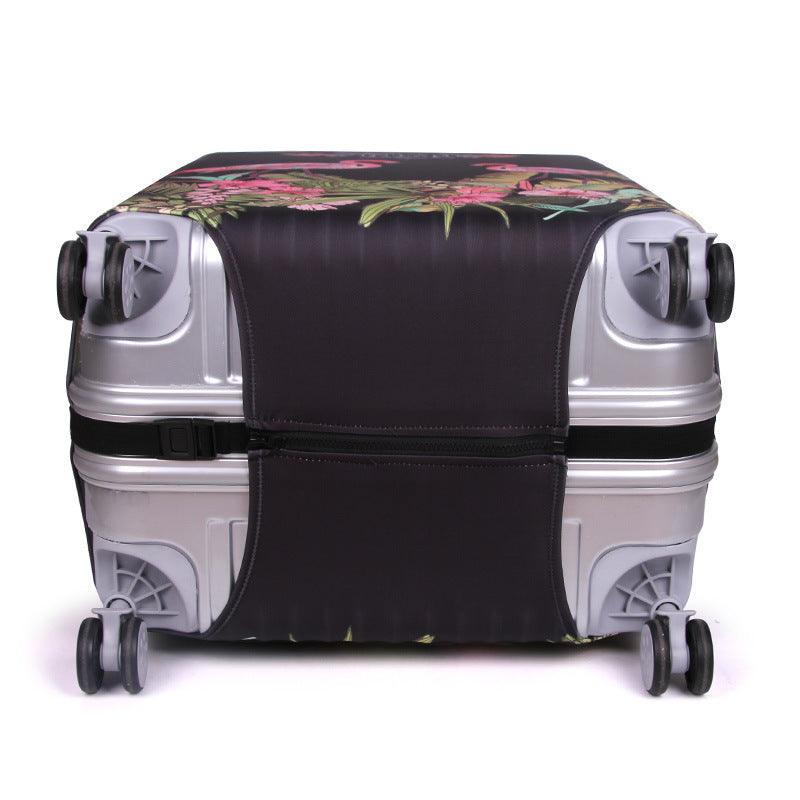 Happy Flamingo Luggage Cover Collection fits 18-32 inches - Divine Heart L.A.