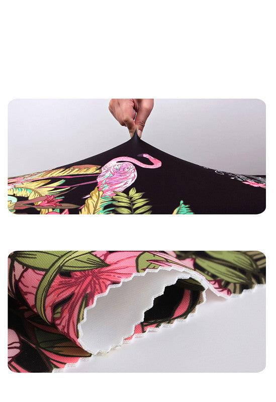 Happy Flamingo Luggage Cover Collection fits 18-32 inches - Divine Heart L.A.