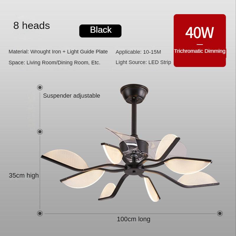 Leaves in the Wind Ceiling Fan with Lights - Divine Heart L.A.