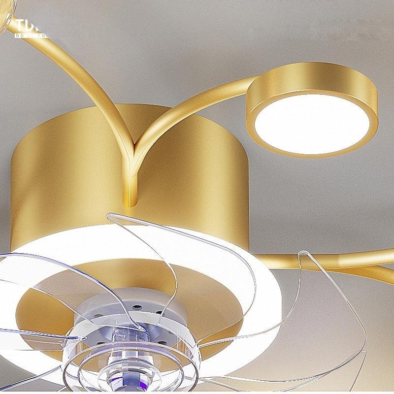 Modern Ceiling Fan with Light - Divine Heart L.A.