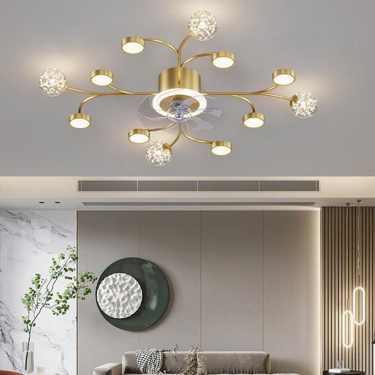 Modern Ceiling Fan with Light - Divine Heart L.A.