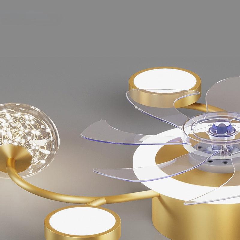 Modern Ceiling Fan with Light - Divine Heart L.A.