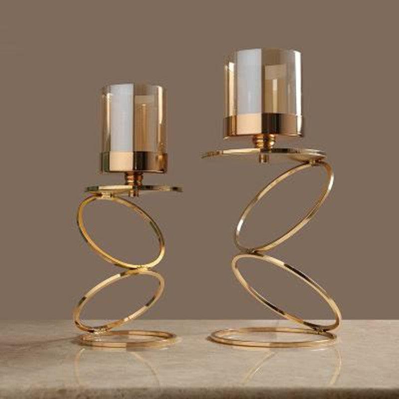 Modern Luxuries Suspended O-Ring Candle Holder - Divine Heart L.A.