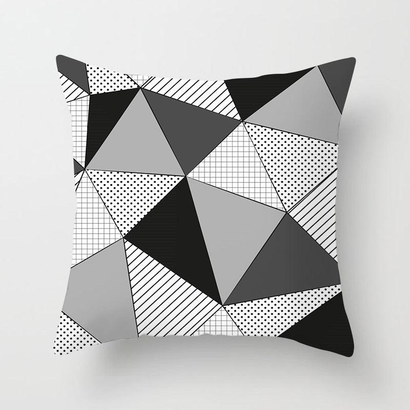 Mr Zebra Geometric Throw Pillow - Divine Heart L.A.