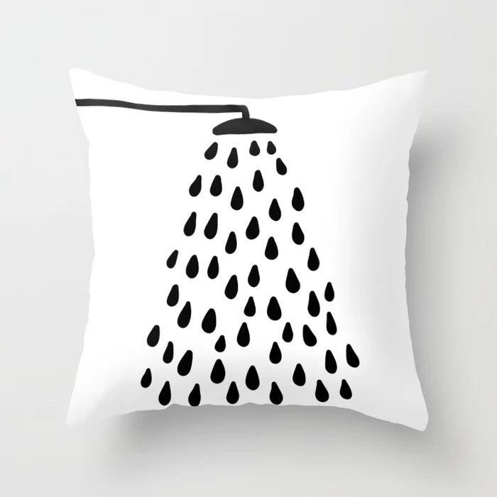 Mr Zebra Geometric Throw Pillow - Divine Heart L.A.
