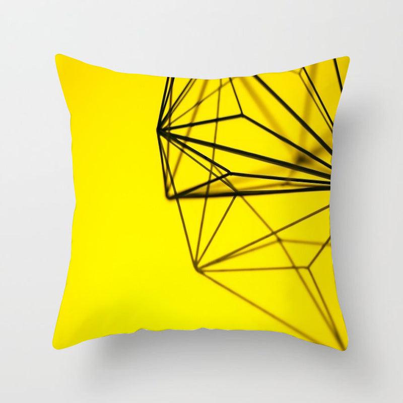 Mr Zebra Geometric Throw Pillow - Divine Heart L.A.