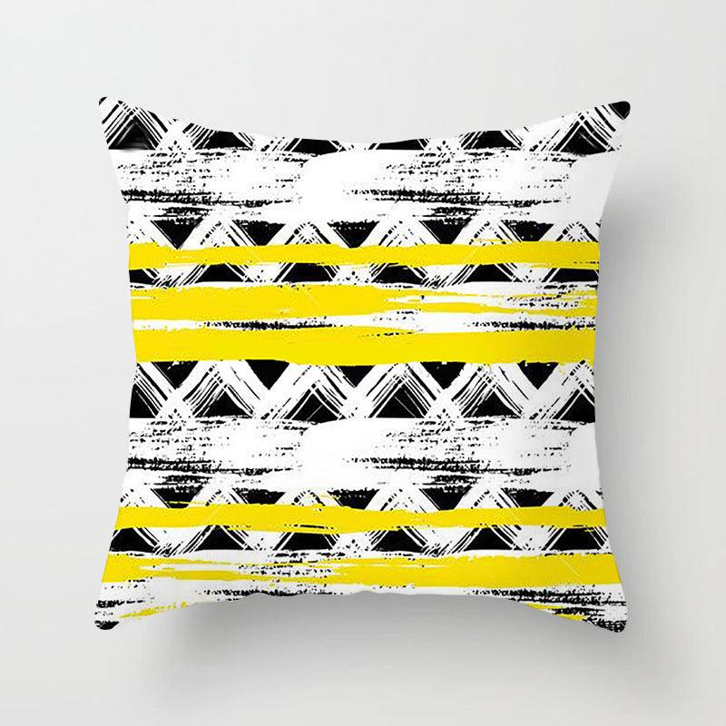 Mr Zebra Geometric Throw Pillow - Divine Heart L.A.