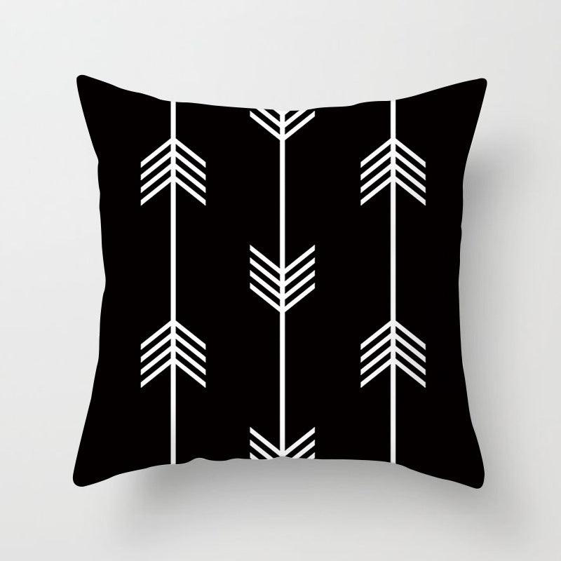 Mr Zebra Geometric Throw Pillow - Divine Heart L.A.