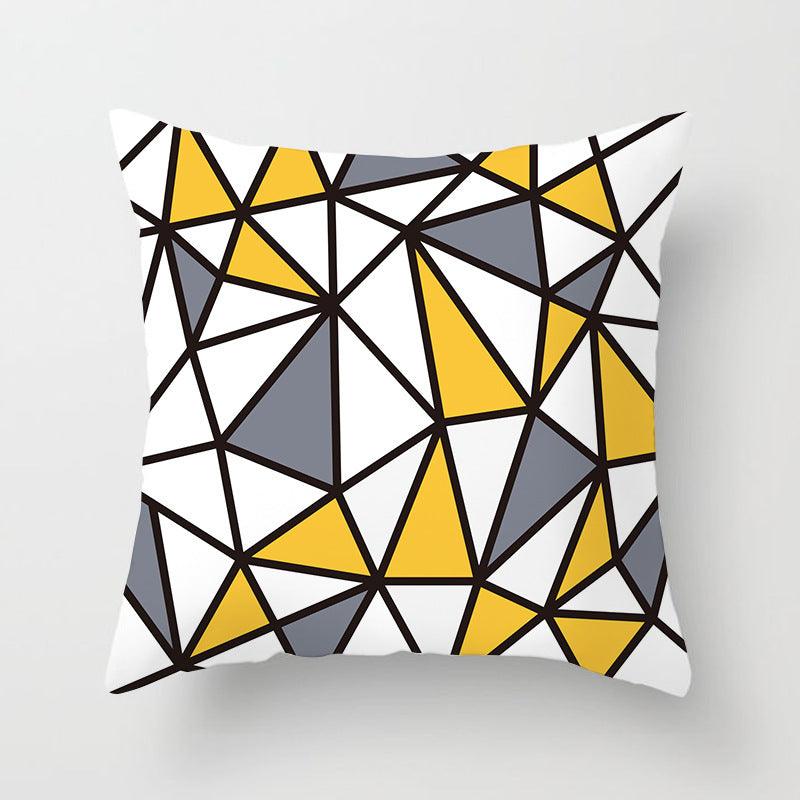 Mr Zebra Geometric Throw Pillow - Divine Heart L.A.
