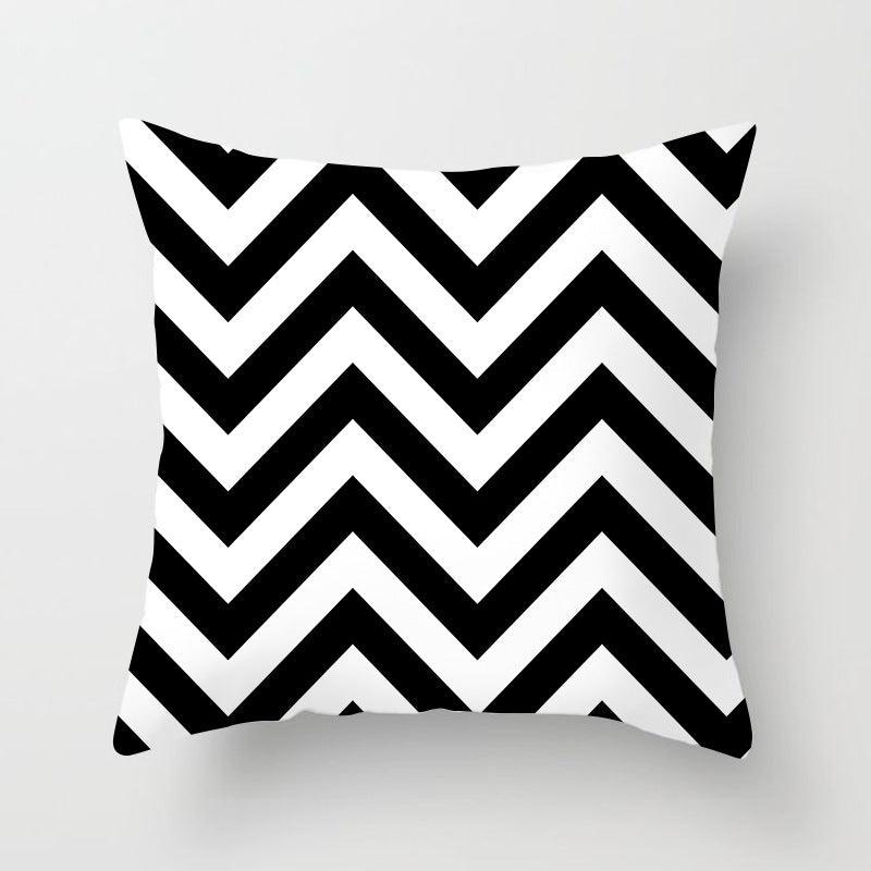 Mr Zebra Geometric Throw Pillow - Divine Heart L.A.
