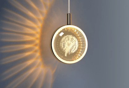 Natural Elements Crystal Pendant LED Light Collection - Divine Heart L.A.