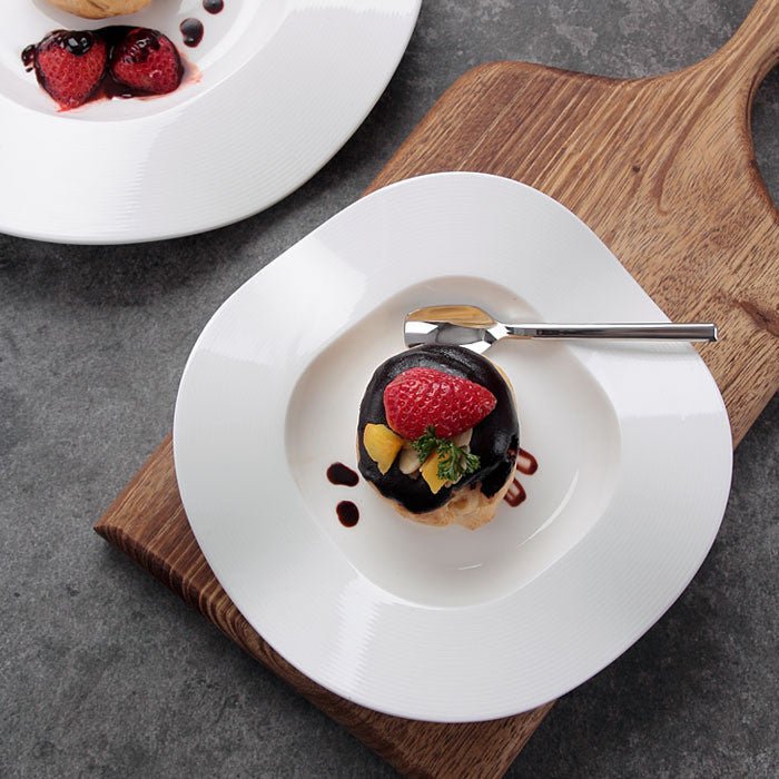 Porcelain French Pâtisserie Plate - Divine Heart L.A.