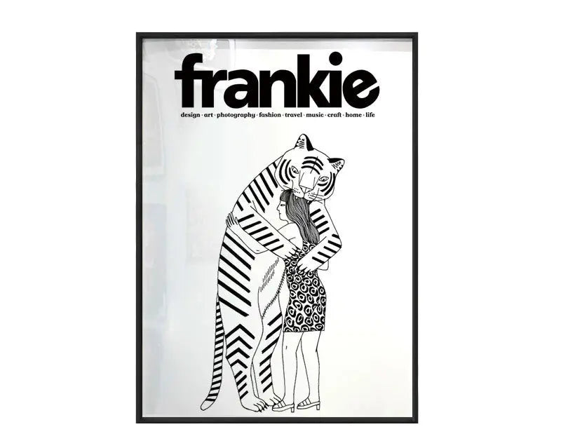 Retro Frankie Framed Canvas Collection Artfully Speaking