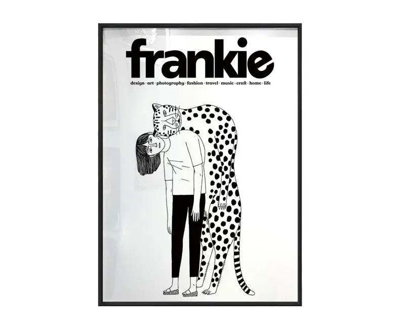 Retro Frankie Framed Canvas Collection Artfully Speaking
