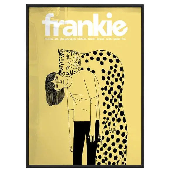 Retro Frankie Framed Canvas Collection Artfully Speaking