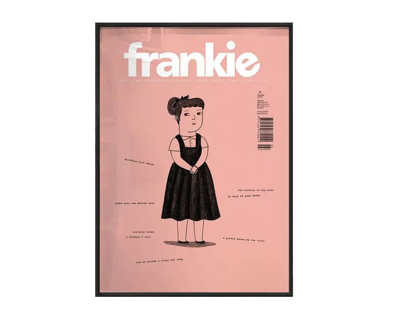 Retro Frankie Framed Canvas Collection Artfully Speaking
