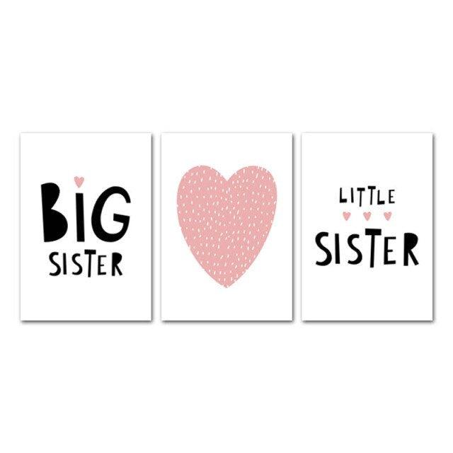 Sister Love Oil Painting on Canvas - Divine Heart L.A.