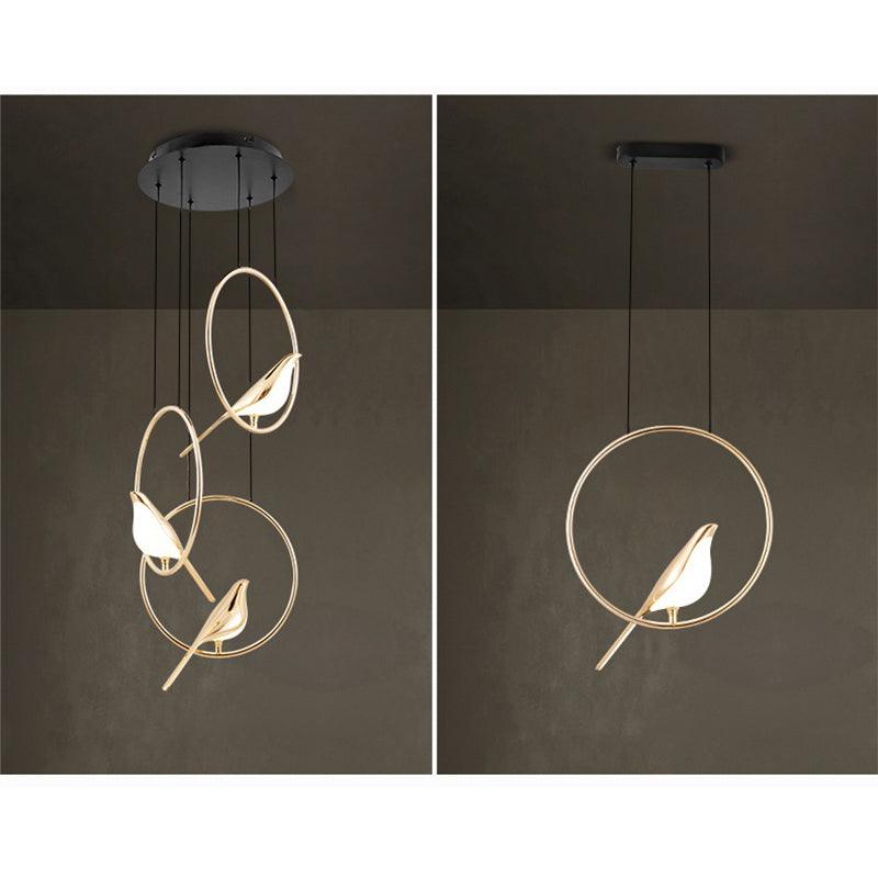 Sitting Pretty Magpie Minimalist LED Chandelier - Divine Heart L.A.