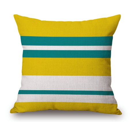 Summer Leaves Geometric Cushion Cover Collection - Divine Heart L.A.