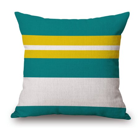 Summer Leaves Geometric Cushion Cover Collection - Divine Heart L.A.
