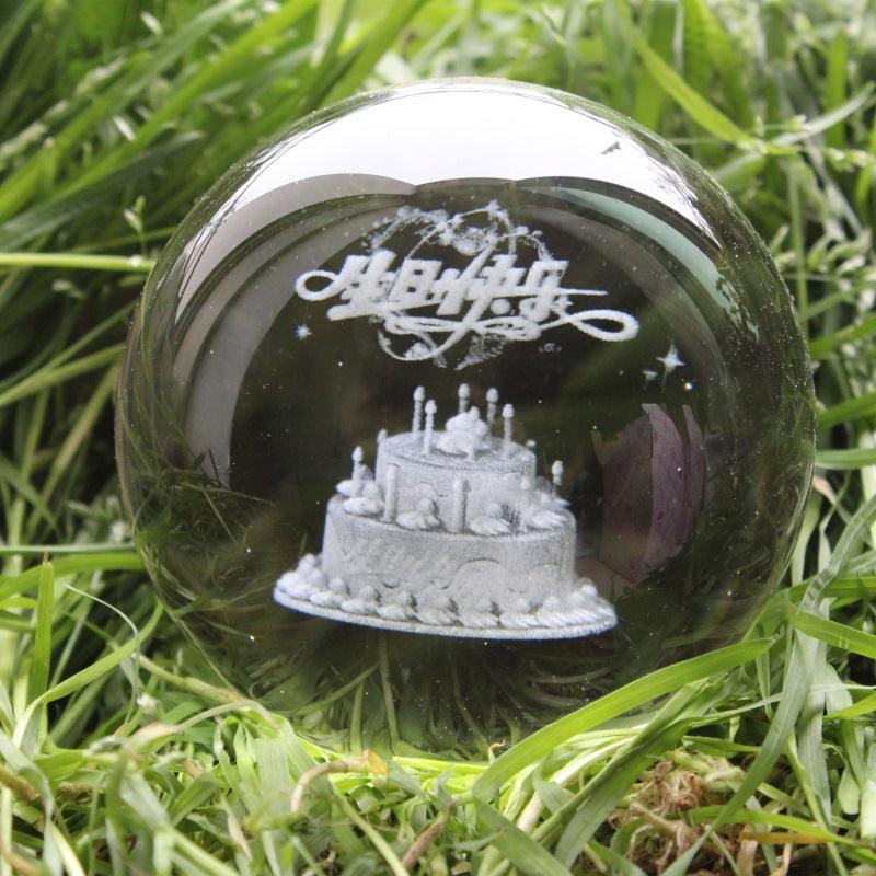 The Little Dreamer Astronaut Glowing Crystal Ball Night Light - Divine Heart L.A.