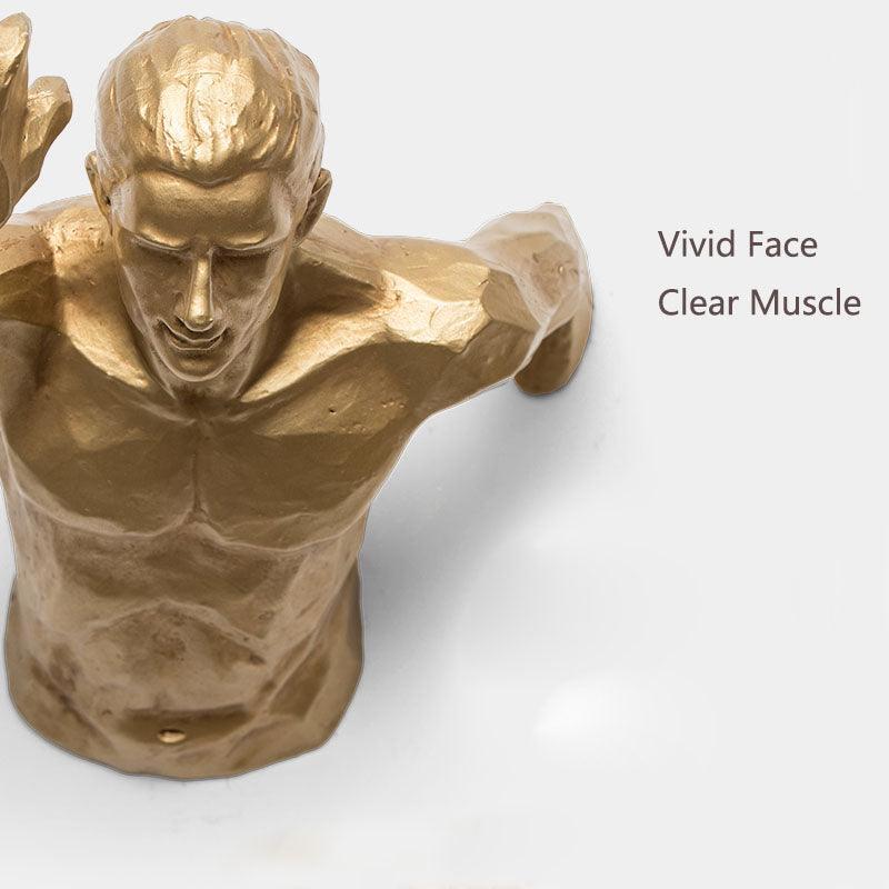 The Running Man Character 3d Wall Statue - Divine Heart L.A.