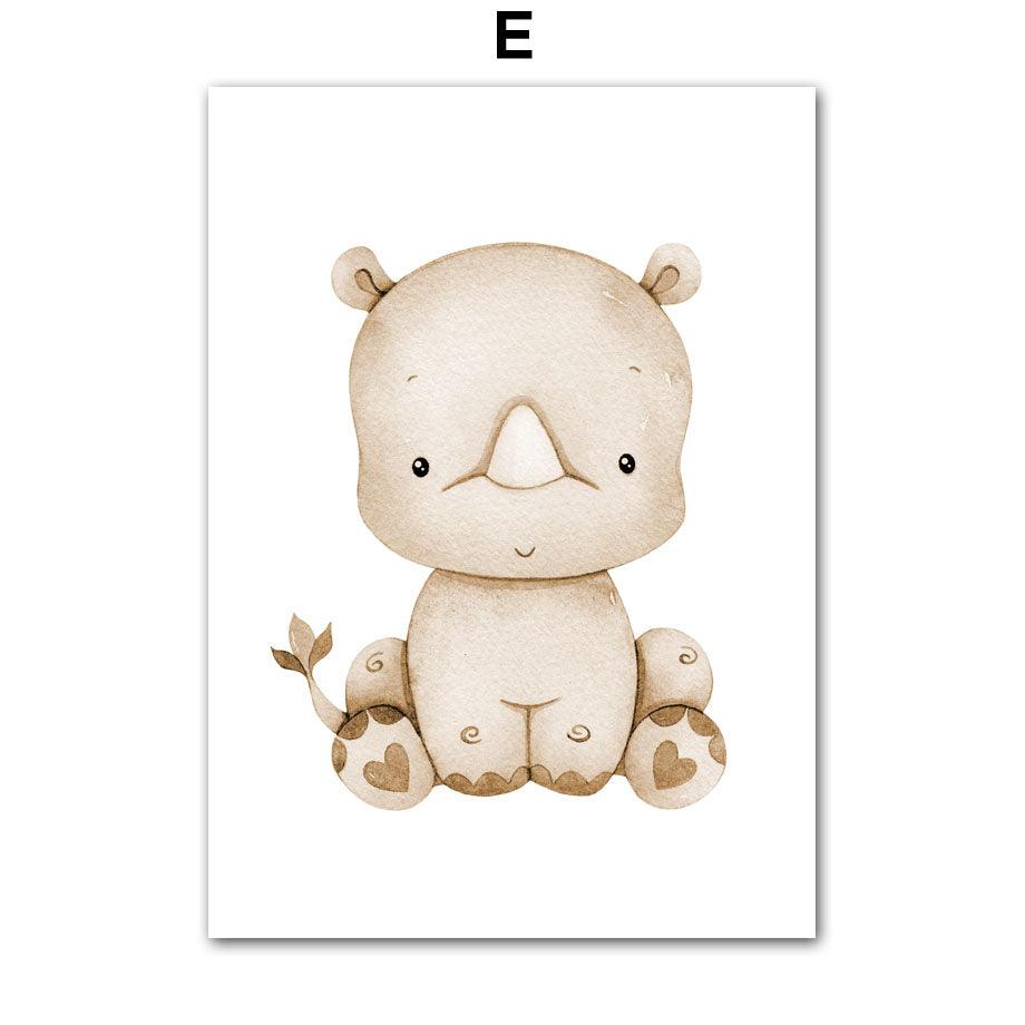 Vintage Wild Baby Collection of Wall Art - Divine Heart L.A.