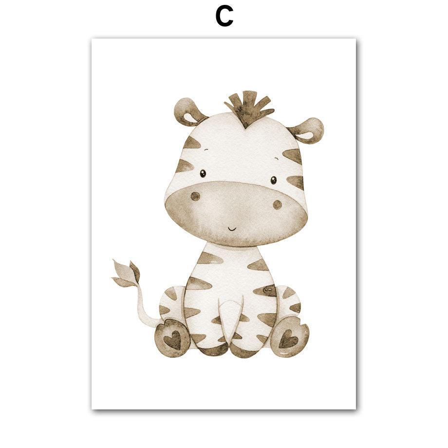 Vintage Wild Baby Collection of Wall Art - Divine Heart L.A.