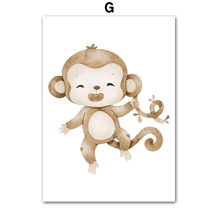 Vintage Wild Baby Collection of Wall Art - Divine Heart L.A.