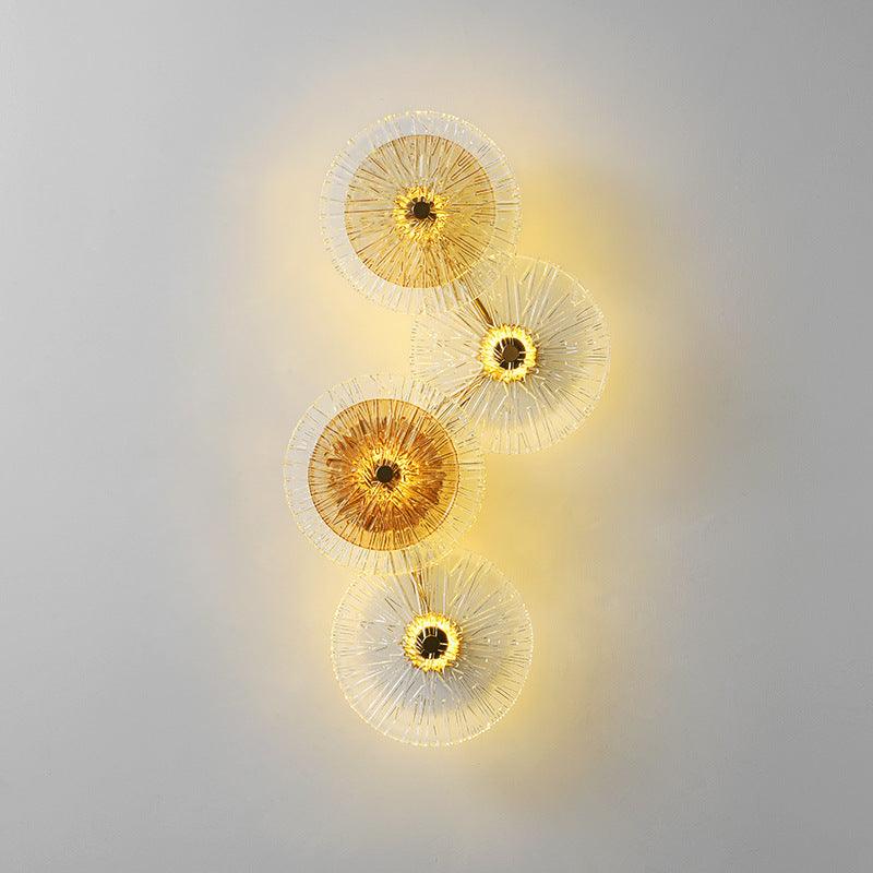 Walk of the Lotus Glass Wall Light - Divine Heart L.A.