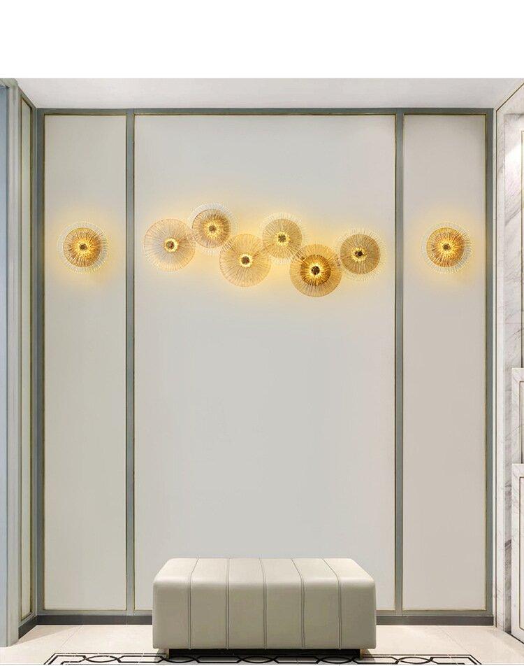 Walk of the Lotus Glass Wall Light - Divine Heart L.A.