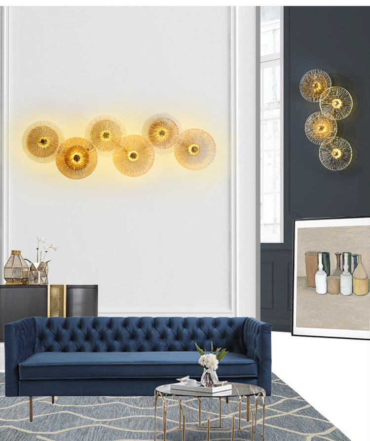 Walk of the Lotus Glass Wall Light - Divine Heart L.A.