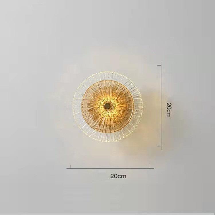 Walk of the Lotus Glass Wall Light - Divine Heart L.A.