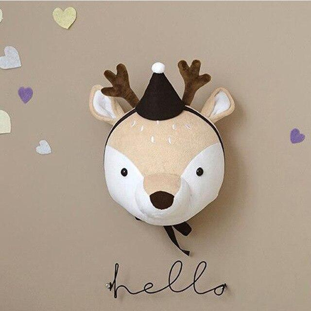 Whimsy Animal Head Wall Decor - Divine Heart L.A.